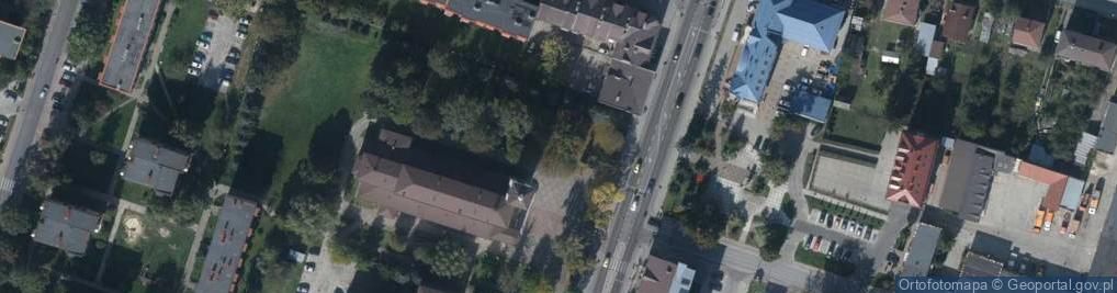 Zdjęcie satelitarne Tomaszów Lubelski Centrum