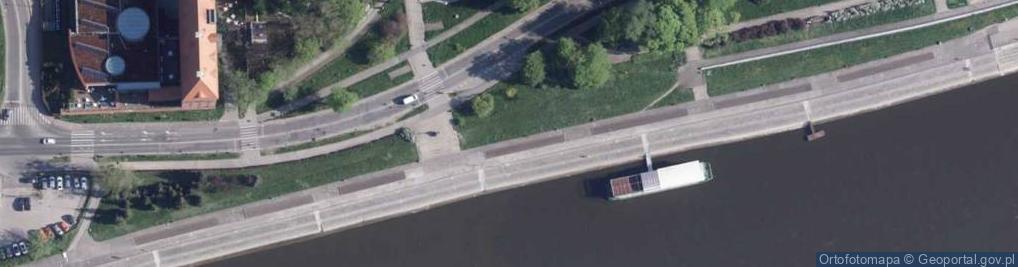 Zdjęcie satelitarne Toruń - Bulwary Wisły 01