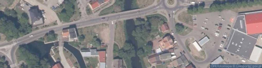 Zdjęcie satelitarne Trzebiatów - Intermarche