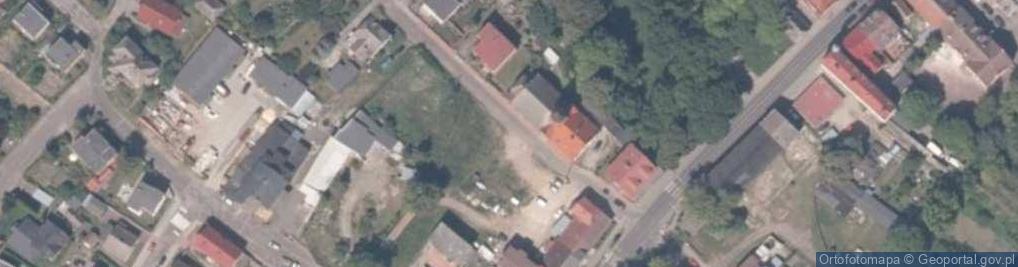 Zdjęcie satelitarne Trzebiatow St. John Church 2008-07