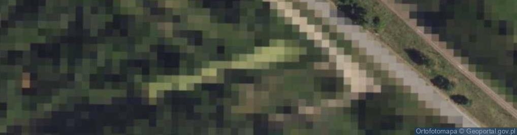 Zdjęcie satelitarne Twierdza Osowiec. Fosa Fortu 3