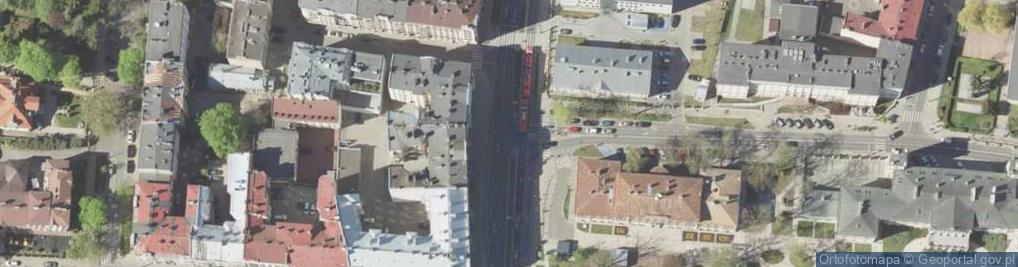 Zdjęcie satelitarne Ulica 3 Maja w Lublinie