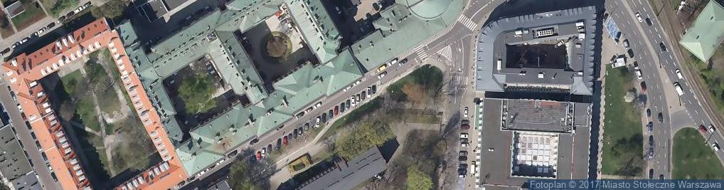 Zdjęcie satelitarne Ulica Elektoralna w Warszawie