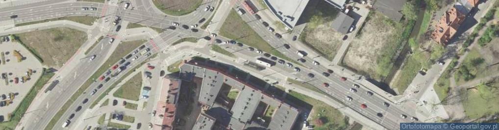 Zdjęcie satelitarne Ulica Fabryczna w Lublinie