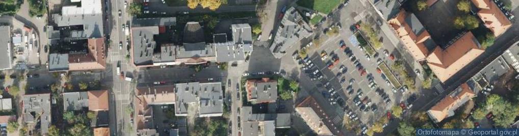 Zdjęcie satelitarne Ulica Padlewskiego Zabrze