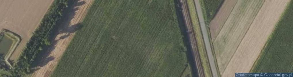 Zdjęcie satelitarne Umień - kościół