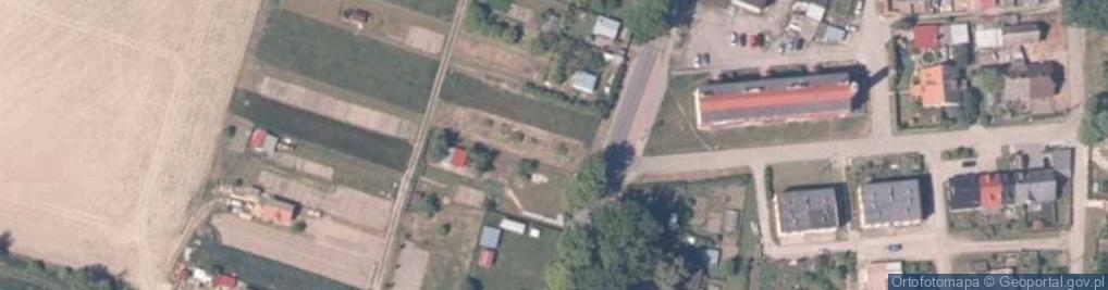 Zdjęcie satelitarne Unin - droga