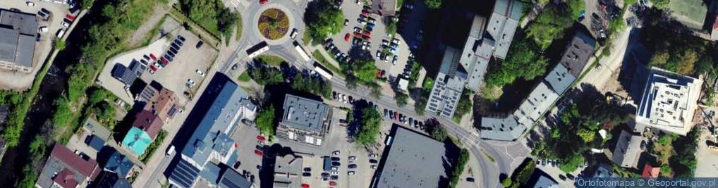 Zdjęcie satelitarne University of Economics in Katowice - campus in Bielsko-Biała (2)