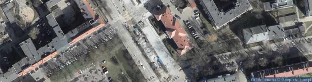 Zdjęcie satelitarne Uniwersytet Szczecinski Wydzial Humanistyczny