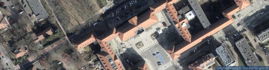 Zdjęcie satelitarne Uniwersytet Szczecinski Wydzial Teologiczny