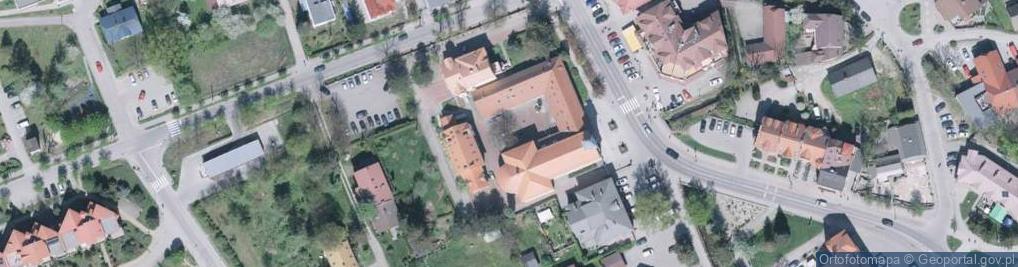 Zdjęcie satelitarne Ustroń, kościół pw. św. Klemensa 1
