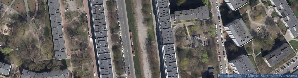Zdjęcie satelitarne Varsovia
