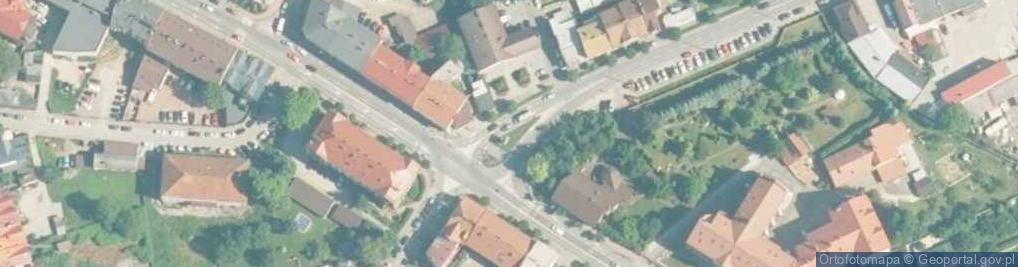 Zdjęcie satelitarne Wadowice, biblioteka pedagogiczna