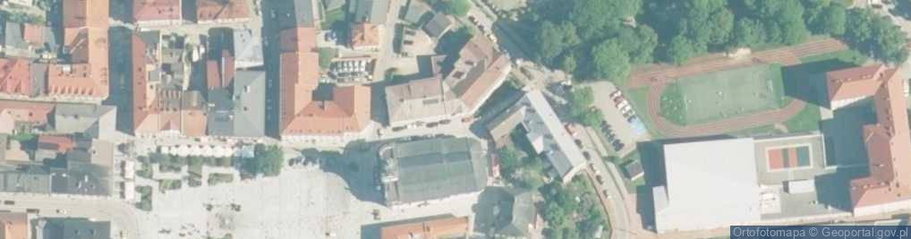 Zdjęcie satelitarne Wadowice, Kościelna