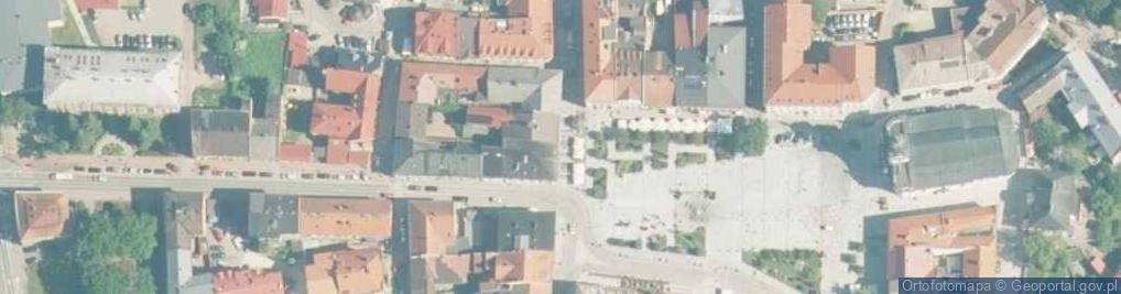 Zdjęcie satelitarne Wadowice, Plac Jana Pawła II-Zatorska