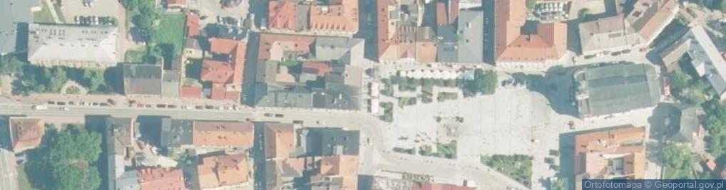 Zdjęcie satelitarne Wadowice, Plac Jana Pawła II