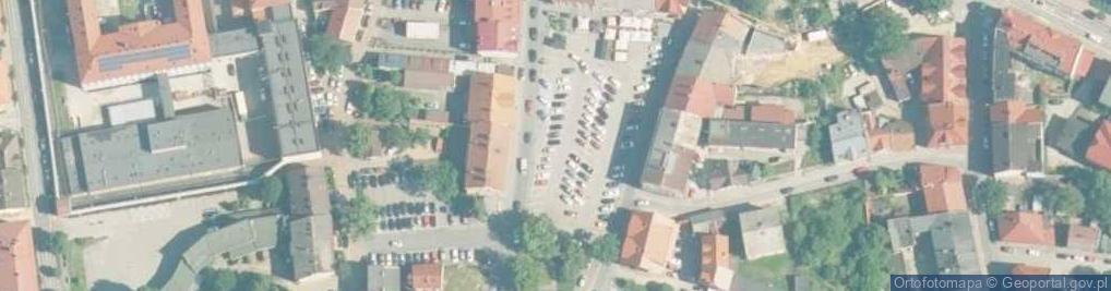 Zdjęcie satelitarne Wadowice, Plac Kościuszki
