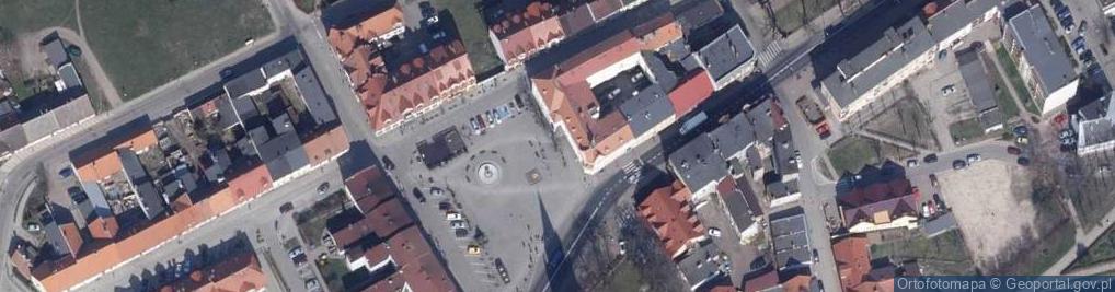 Zdjęcie satelitarne Walcz church