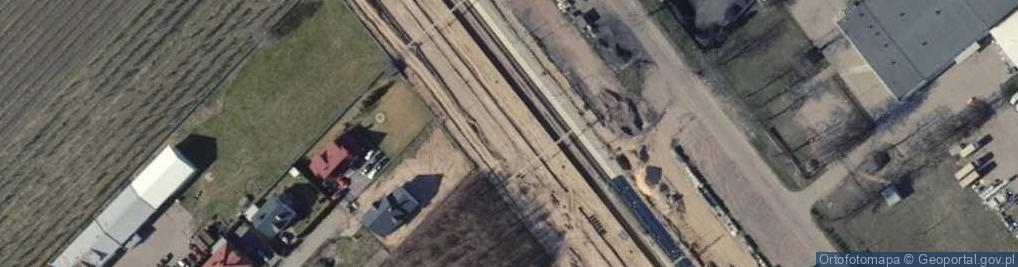 Zdjęcie satelitarne Warka - railway station