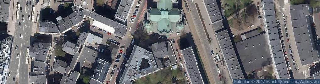 Zdjęcie satelitarne Warsaw church1