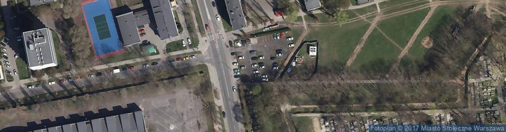 Zdjęcie satelitarne Warsaw Karaim cemetery