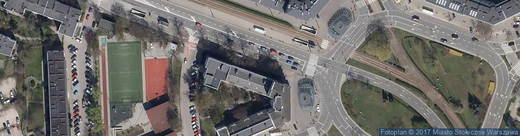 Zdjęcie satelitarne Warsaw Metro Plac Wilsona 2