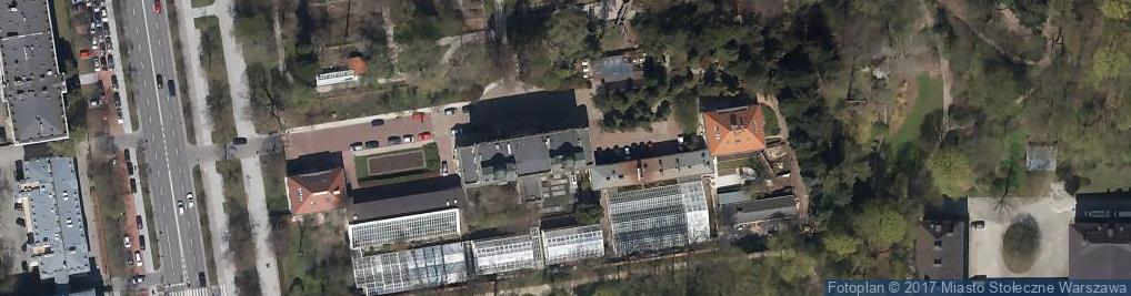 Zdjęcie satelitarne Warsaw University Astronomical Observatory (OAUW)