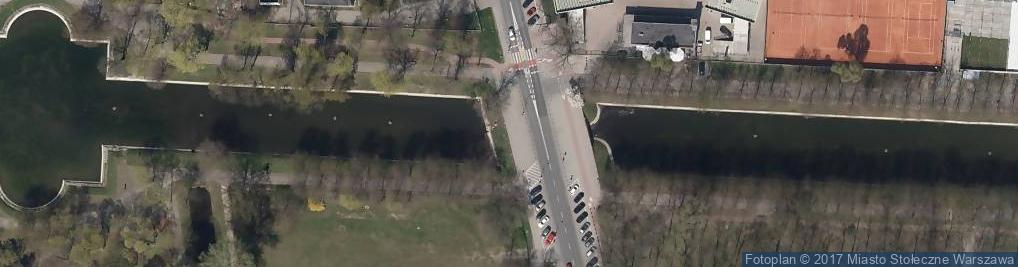 Zdjęcie satelitarne Warscahu, Ujazdowskie Schloss 3
