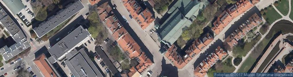 Zdjęcie satelitarne Warszawa, Freta 3