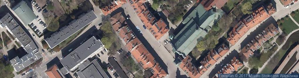 Zdjęcie satelitarne Warszawa, Freta 6