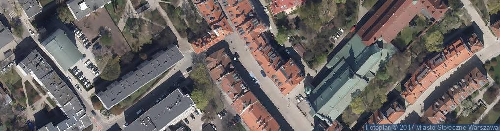 Zdjęcie satelitarne Warszawa, Freta 8