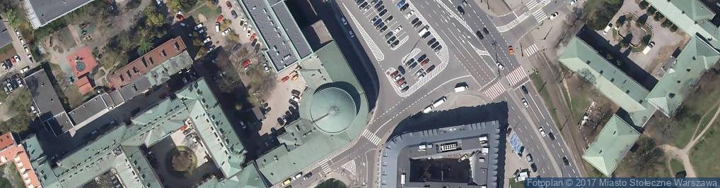 Zdjęcie satelitarne Warszawa-Hotel Saski 2010