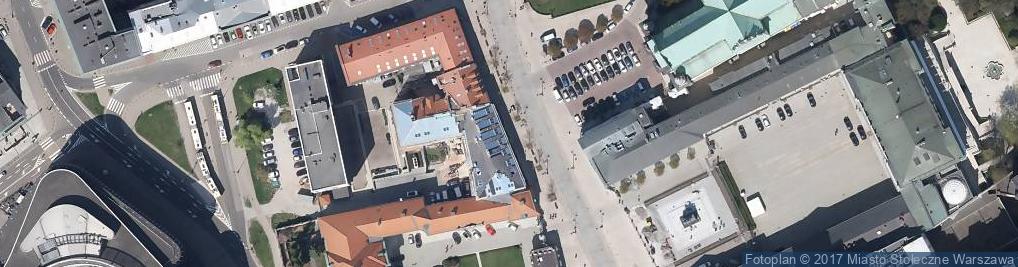 Zdjęcie satelitarne Warszawa-kościół pokarmelicki