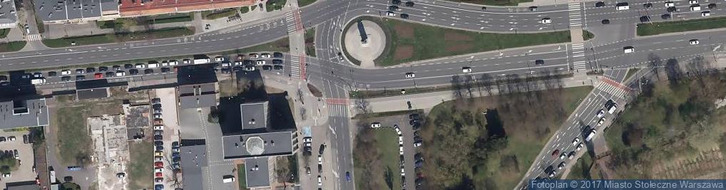Zdjęcie satelitarne Warszawa-pomnik lotnika3