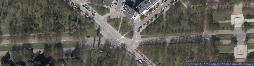 Zdjęcie satelitarne Warszawa-pomnik na Iringha