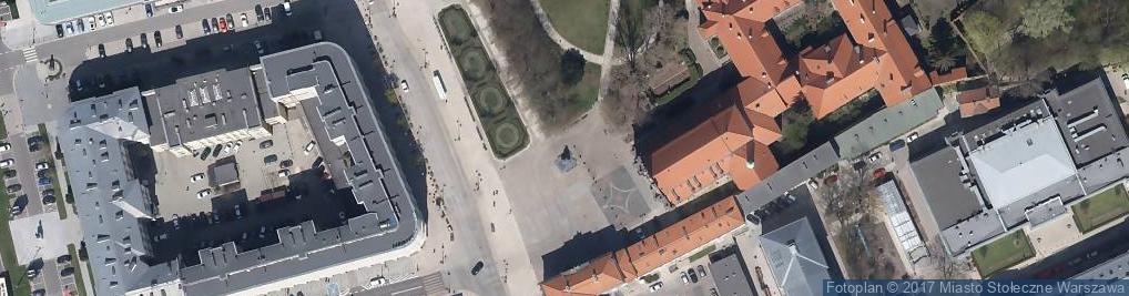Zdjęcie satelitarne Warszawa Pomnik Prymasa Wyszyńskiego P3288966 (Nemo5576)