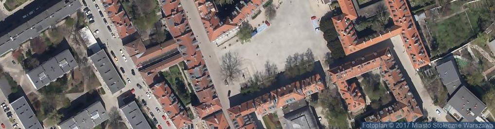 Zdjęcie satelitarne Warszawa, Rynek Nowego Miasta 2