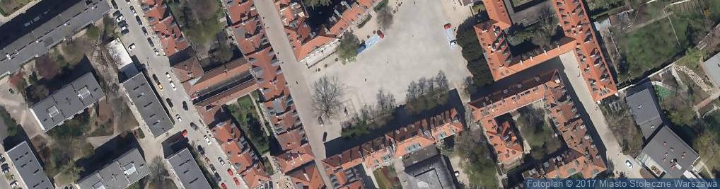 Zdjęcie satelitarne Warszawa, Rynek Nowego Miasta 3