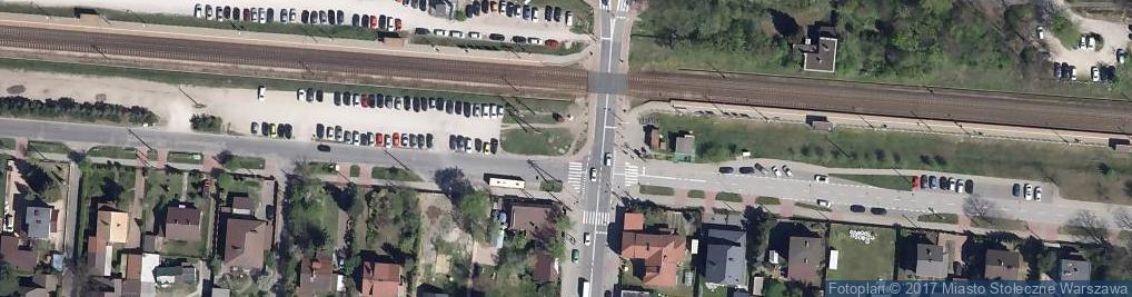 Zdjęcie satelitarne Warszawa Wesoła train station