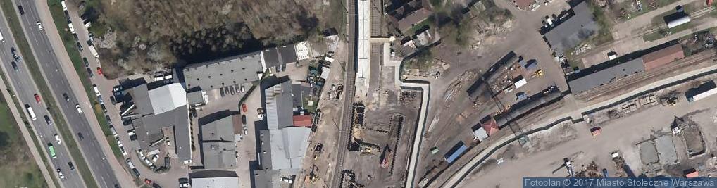 Zdjęcie satelitarne Warszawa Wola train station