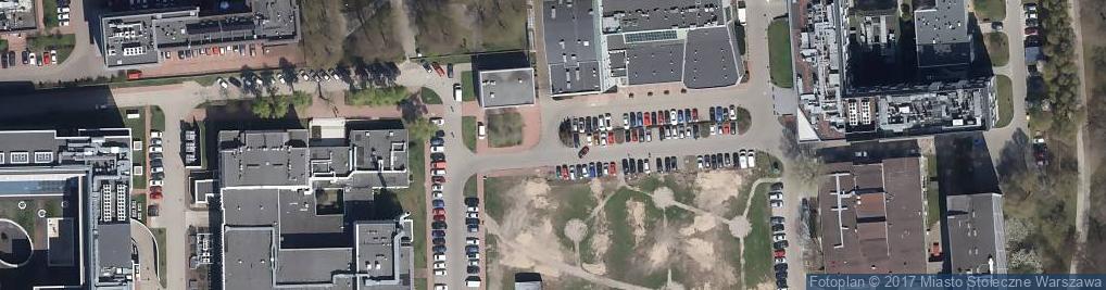 Zdjęcie satelitarne Warszawa-wydział biologii UW