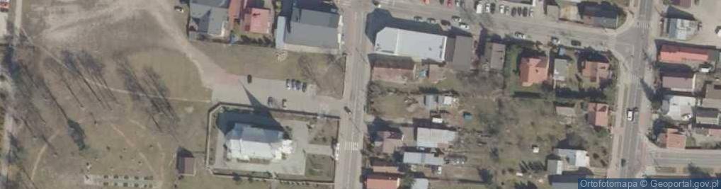 Zdjęcie satelitarne Wasilkow - Kosciol p.w. Przemienienia Panskiego