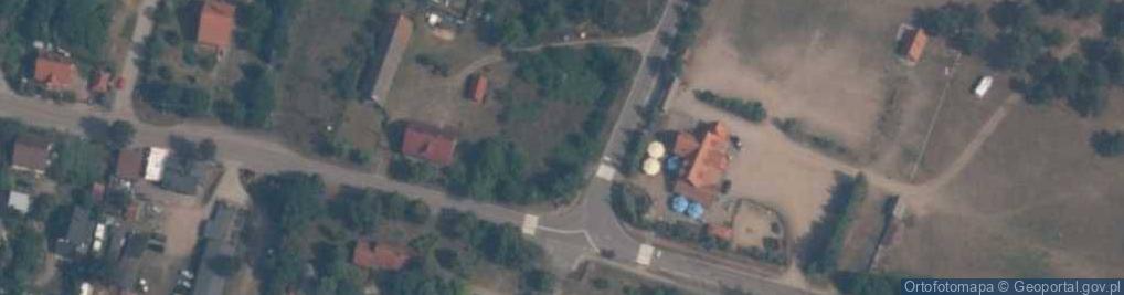 Zdjęcie satelitarne Wdzydze mlyn holender