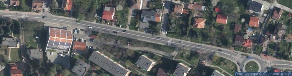 Zdjęcie satelitarne Wieliczka, autobus