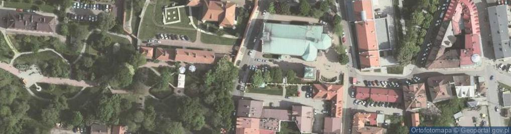 Zdjęcie satelitarne Wieliczka, solné muzeum