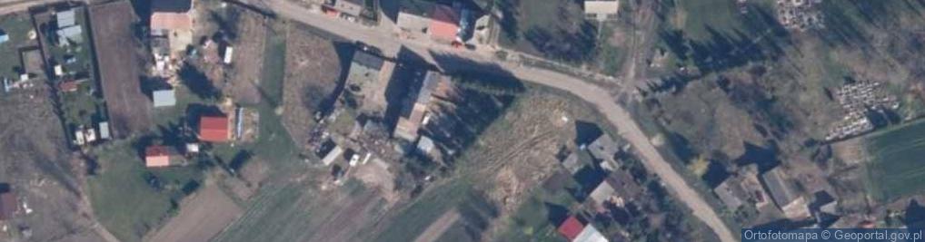 Zdjęcie satelitarne Wierzbno (gm.Warnice) kosciol