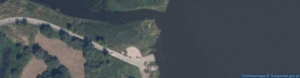 Zdjęcie satelitarne Wietcisa ujscie do Wierzycy