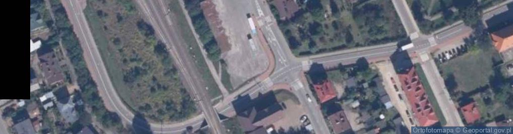 Zdjęcie satelitarne Wieża ciśnień w Miastku ubt