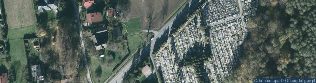 Zdjęcie satelitarne Wilamowice-wjazd-Skoczow-0
