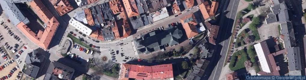 Zdjęcie satelitarne Witraz Ostatnia Wieczerza w katedrze w B-B